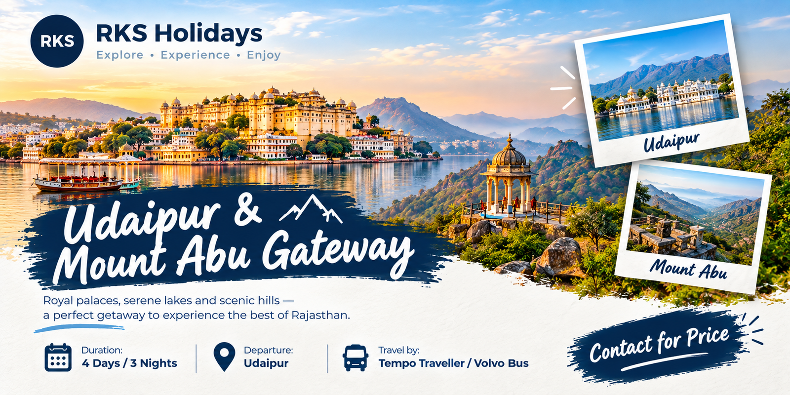 Udaipur and Mount Abu holiday tour package